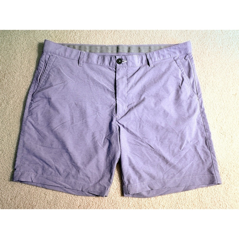 Tommy Bahama Shorts Mens Size 40 Lavender Purple Performance Stretch Flat Front